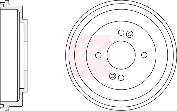 Apec Brake Drum DRM9947 - image 2