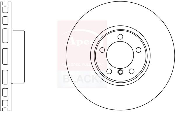 Apec Brake Disc DSK2536B - image 2