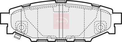 Apec Brake Pads Set PAD1453