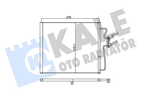 NRF Air Conditioning Condenser 350535 - image 2
