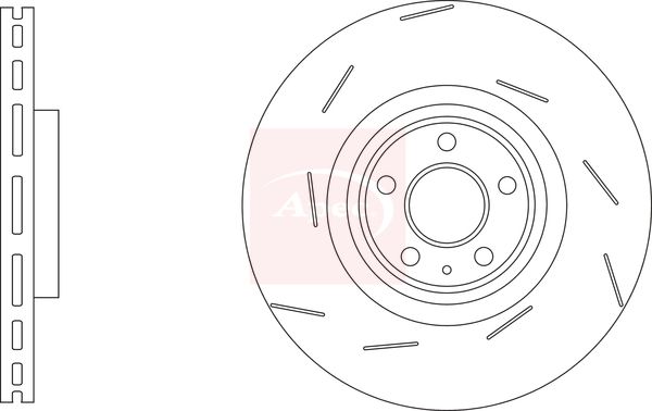 Apec Brake Disc DSK3304 - image 2