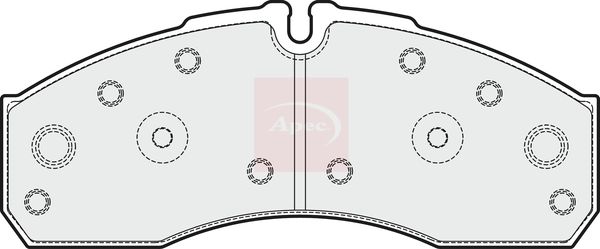 Apec Brake Pads Set PAD1921 - image 2