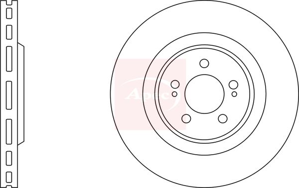 Apec Brake Disc DSK2779 - image 2