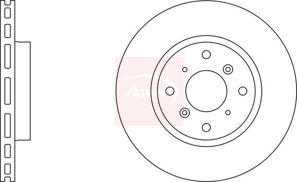 Apec Brake Disc DSK693 - image 2