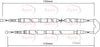 Apec Handbrake Cable CAB1457 thumbnail