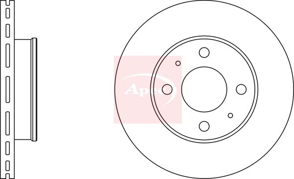 Apec Brake Disc DSK2214 - image 2