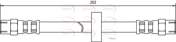 Apec Brake Hose HOS3325 - image 2