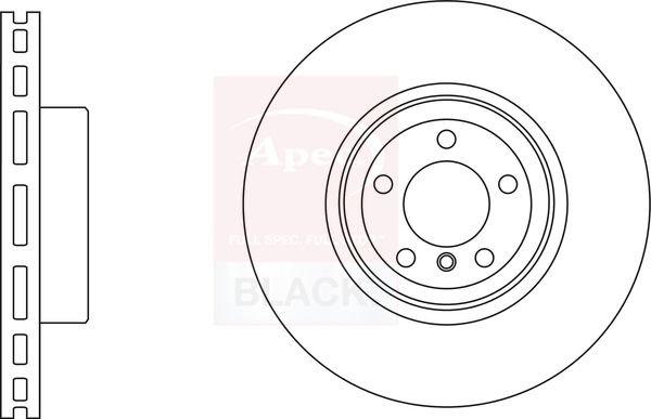 Apec Brake Disc DSK3250B - image 2