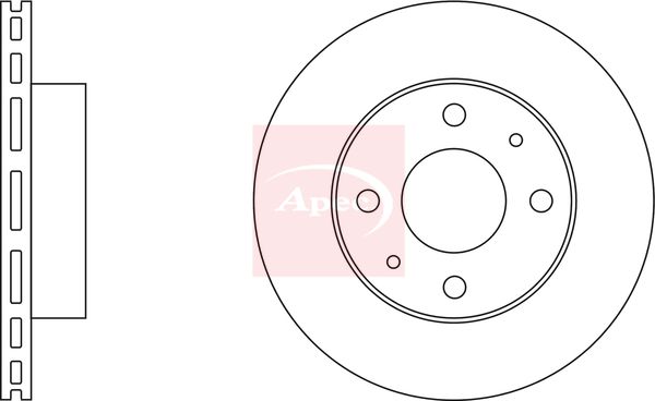 Apec Brake Disc DSK2055 - image 3