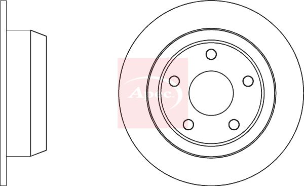 Apec Brake Disc DSK4189 - image 2