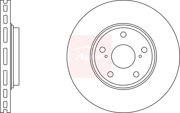 Apec Brake Disc DSK2370 - image 2
