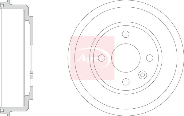 Apec Brake Drum DRM9230 - image 2