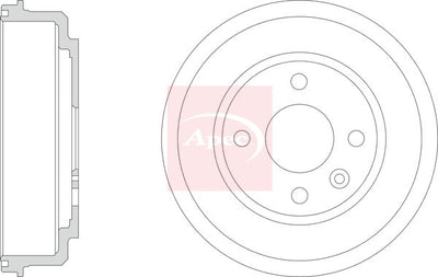 Apec Brake Drum DRM9215