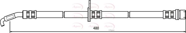 Apec Brake Hose HOS3413 - image 2