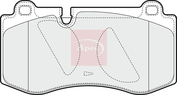 Apec Brake Pads Set PAD1561 - image 2
