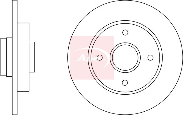 Apec Brake Disc DSK2608 - image 2