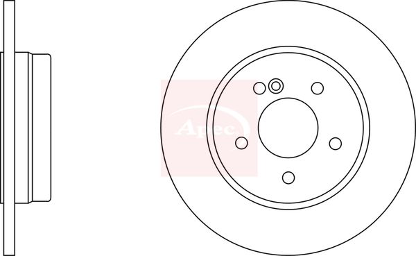 Apec Brake Disc DSK2043 - image 2