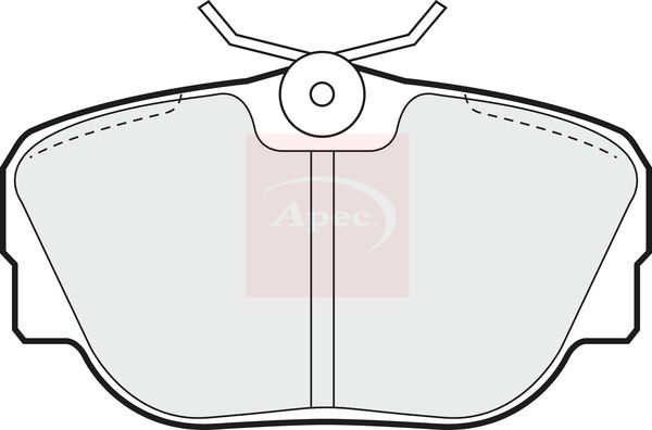 Apec Brake Pads Set PAD558 - image 2