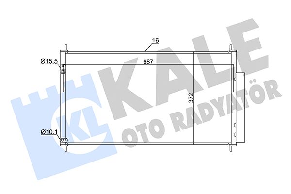 NRF Air Conditioning Condenser 350605 - image 2