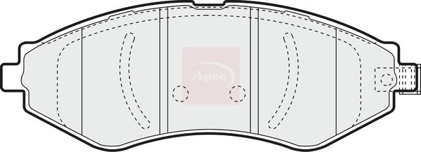 Apec Brake Pads Set PAD1347 - image 2