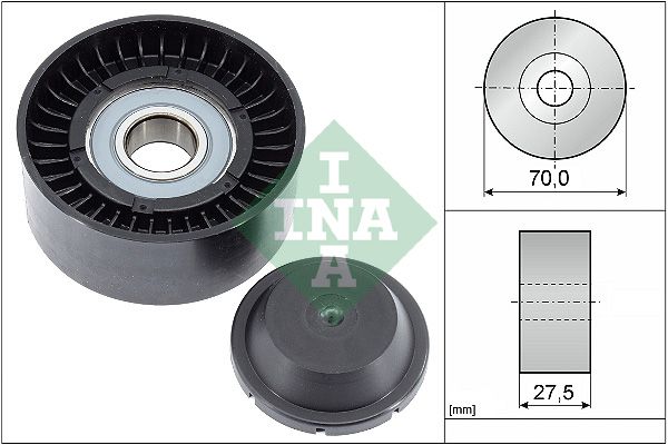 INA Drive Belt Deflection Guide Pulley 532061010 - image 2