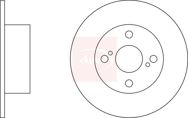 Apec Brake Disc DSK2306 - image 2