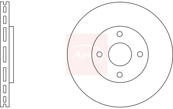 Apec Brake Disc DSK2670 - image 2