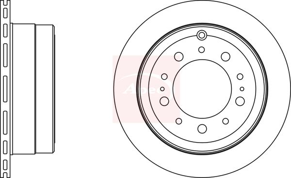Apec Brake Disc DSK2107 - image 2