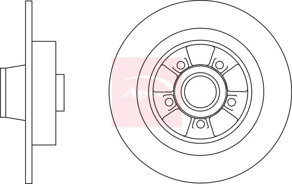 Apec Brake Disc DSK2825 - image 2