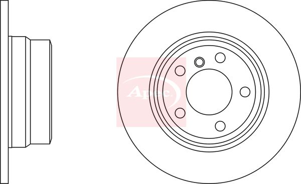 Apec Brake Disc DSK2172 - image 2