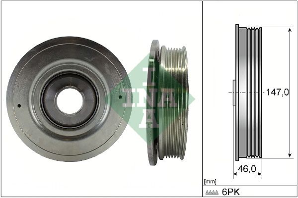 INA Crankshaft Pulley (tvd) 544009410 - image 2