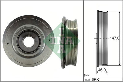 INA Crankshaft Pulley (tvd) 544009410