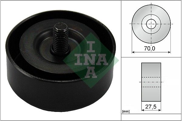 INA Drive Belt Deflection Guide Pulley 532060610 - image 2