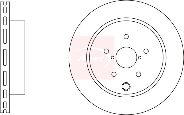 Apec Brake Disc DSK3224 - image 2