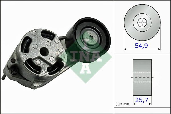 INA Drive Belt Tensioner Pulley 534051610 - image 2