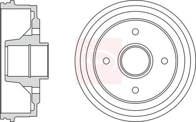 Apec Brake Drum DRM9168