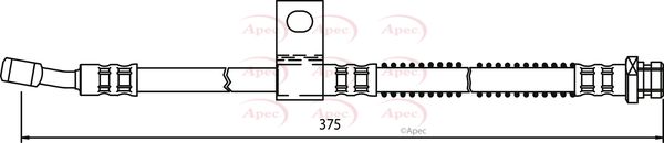 Apec Brake Hose HOS3651 - image 2