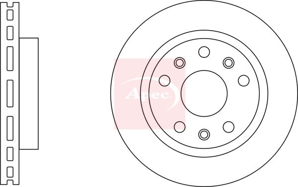 Apec Brake Disc DSK3143 - image 2