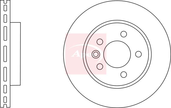 Apec Brake Disc DSK2847 - image 2