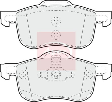 Apec Brake Pads Set PAD1075 - image 2