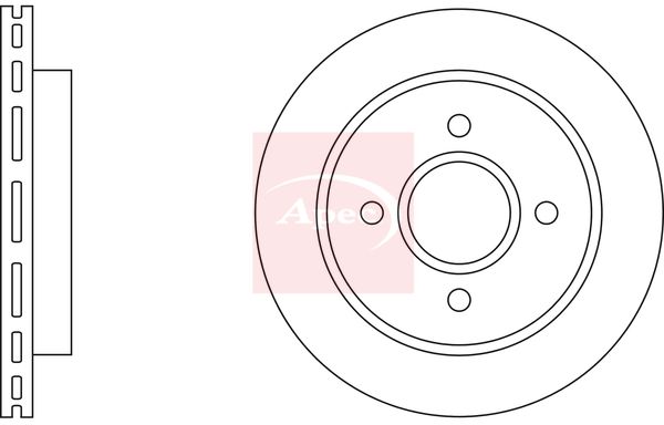 Apec Brake Disc DSK534 - image 2