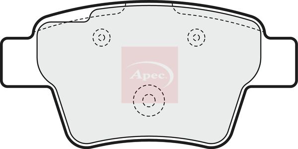 Apec Brake Pads Set PAD1558 - image 2