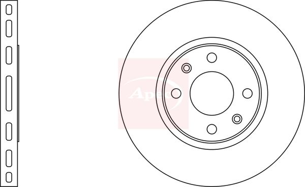 Apec Brake Disc DSK633 - image 2
