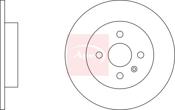 Apec Brake Disc DSK2352 - image 3