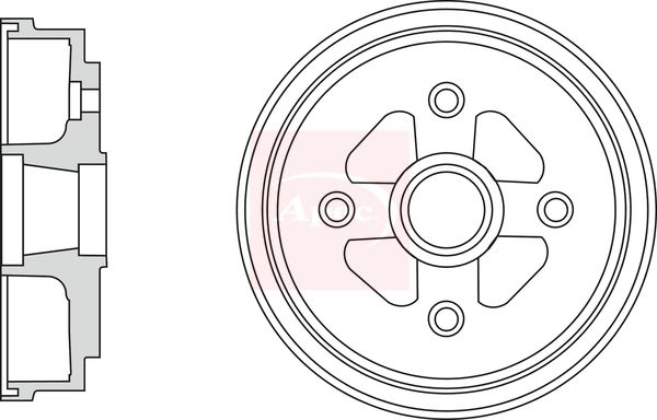 Apec Brake Drum DRM9987 - image 2