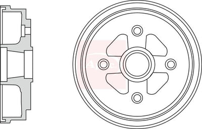 Apec Brake Drum DRM9987