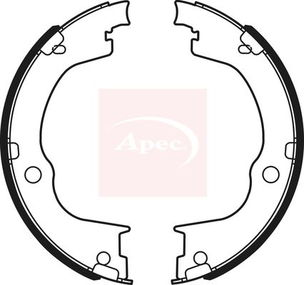 Apec Brake Shoes Set SHU720 - image 2