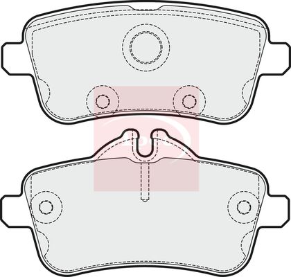 Apec Brake Pads Set PAD1894 - image 2