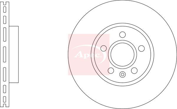 Apec Brake Disc DSK3363 - image 2
