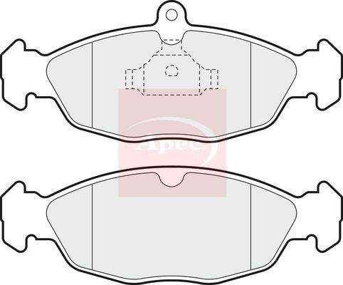 Apec Brake Pads Set PAD730 - image 2